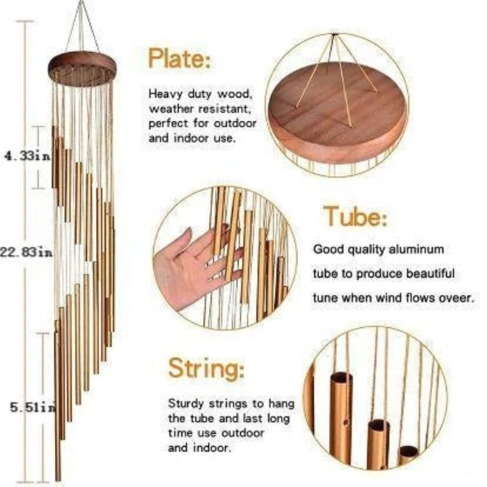 Elegant Aluminum Alloy Wind Chimes